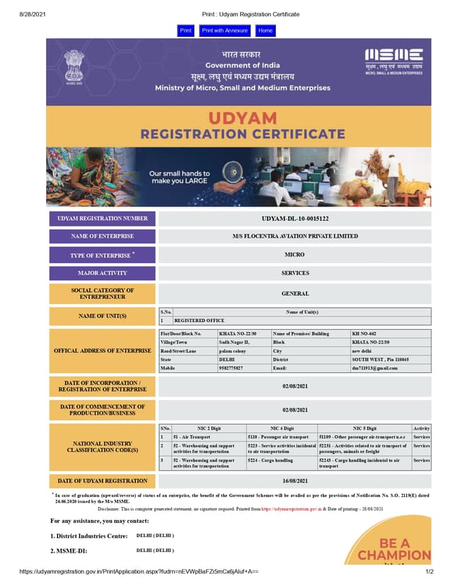 Udyam Registration (MSME) Image 1